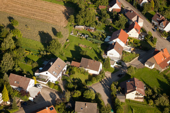 Weinbergstr à le quartier Obernhausen in Birkenfeld dans le département Bade-Wurtemberg, Allemagne d'en haut