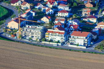 Sur la haute piste à Kandel dans le département Rhénanie-Palatinat, Allemagne hors des airs
