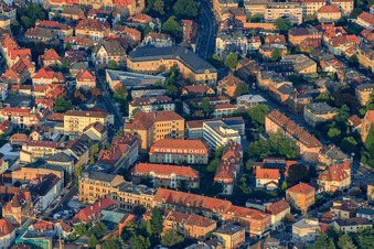 Vue aérienne de Reiterstraße Marienring à Landau in der Pfalz dans le département Rhénanie-Palatinat, Allemagne