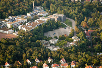 Vue aérienne de Université technique de Rhénanie-Palatinat, campus de Landau à Landau in der Pfalz dans le département Rhénanie-Palatinat, Allemagne