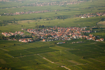 Quartier Nußdorf in Landau in der Pfalz dans le département Rhénanie-Palatinat, Allemagne vue d'en haut