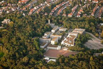 Landau in der Pfalz dans le département Rhénanie-Palatinat, Allemagne du point de vue du drone