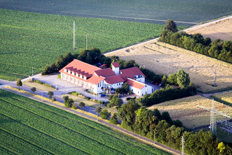 Vue aérienne de Pompiers à Kandel dans le département Rhénanie-Palatinat, Allemagne