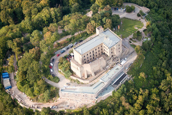Vue oblique de Hambach, Château de Hambach à le quartier Hambach an der Weinstraße in Neustadt an der Weinstraße dans le département Rhénanie-Palatinat, Allemagne