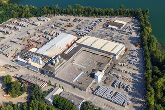Vue aérienne de Quartier Eggenstein in Eggenstein-Leopoldshafen dans le département Bade-Wurtemberg, Allemagne
