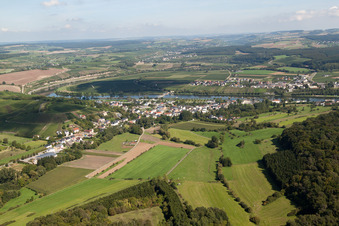 Photographie aérienne de Remich dans le département Remich, Luxembourg