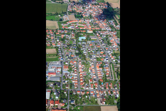 Vue aérienne de Waldstr à Westheim dans le département Rhénanie-Palatinat, Allemagne