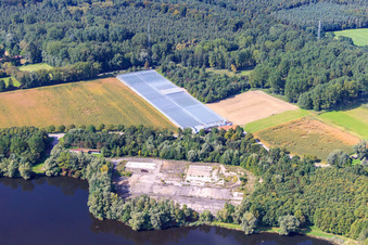 Photographie aérienne de Centre de jardinage Klaus et Frank Mildenberger à le quartier Sondernheim in Germersheim dans le département Rhénanie-Palatinat, Allemagne