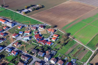 Vue aérienne de Chemin des Amandes à Kandel dans le département Rhénanie-Palatinat, Allemagne