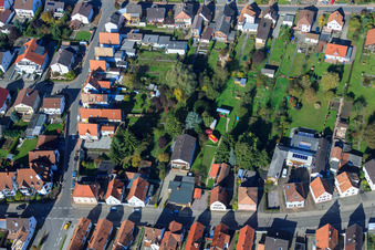Saarstraße Villa Kunterbunt à Kandel dans le département Rhénanie-Palatinat, Allemagne vue du ciel