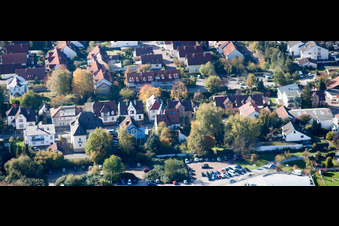 Bismarckstr à Kandel dans le département Rhénanie-Palatinat, Allemagne hors des airs