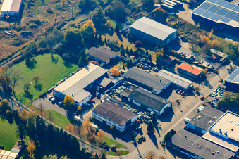 Vue aérienne de NEV à Hagenbach dans le département Rhénanie-Palatinat, Allemagne