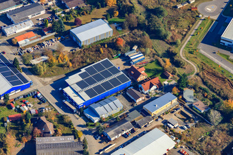 Vue aérienne de Diamants Nicy à Hagenbach dans le département Rhénanie-Palatinat, Allemagne