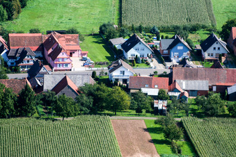 Schleithal dans le département Bas Rhin, France d'un drone