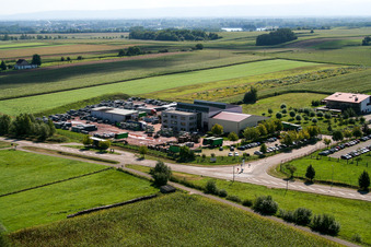 Scheibenhardt à Scheibenhard dans le département Bas Rhin, France hors des airs