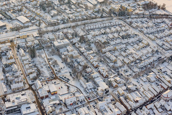 Bismarckstr à Kandel dans le département Rhénanie-Palatinat, Allemagne depuis l'avion