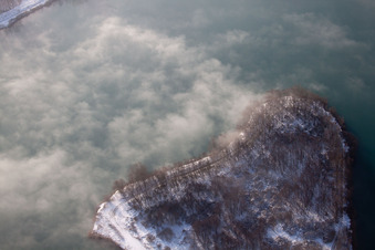 Lauterbourg dans le département Bas Rhin, France hors des airs