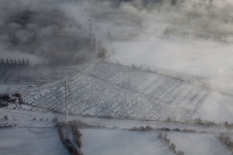 Lauterbourg dans le département Bas Rhin, France vue d'en haut