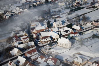 Wintzenbach dans le département Bas Rhin, France hors des airs