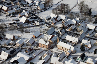 Photographie aérienne de Siegen dans le département Bas Rhin, France