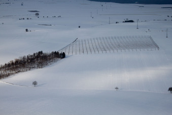 Vue oblique de Siegen dans le département Bas Rhin, France