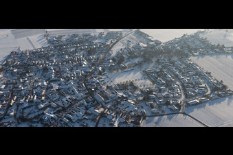 Photographie aérienne de Vue sur le village à le quartier Mörzheim in Landau in der Pfalz dans le département Rhénanie-Palatinat, Allemagne