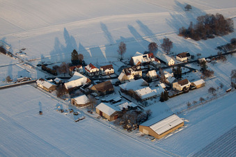 Enregistrement par drone de Quartier Deutschhof in Kapellen-Drusweiler dans le département Rhénanie-Palatinat, Allemagne