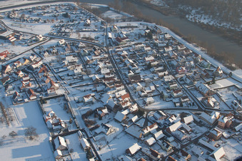 Munchhausen dans le département Bas Rhin, France vue d'en haut