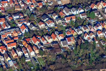 Vue aérienne de Jardin d'enfants Sainte-Elisabeth à Schulstr à Lingenfeld dans le département Rhénanie-Palatinat, Allemagne