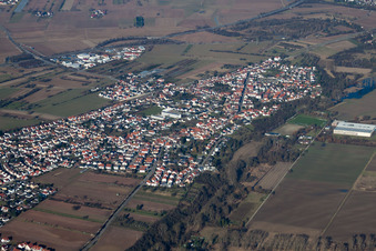 Image drone de Quartier Heiligenstein in Römerberg dans le département Rhénanie-Palatinat, Allemagne