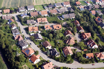 Photographie aérienne de Anneau du château à Kandel dans le département Rhénanie-Palatinat, Allemagne