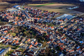 Photographie aérienne de Vue du village depuis le nord-ouest à Kuhardt dans le département Rhénanie-Palatinat, Allemagne