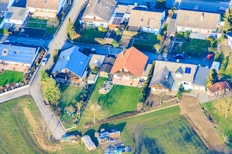 Rue Albert-Detzel à Herxheim bei Landau dans le département Rhénanie-Palatinat, Allemagne d'en haut