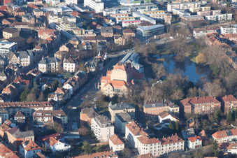 Landau in der Pfalz dans le département Rhénanie-Palatinat, Allemagne vue d'en haut