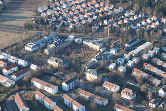 Vue d'oiseau de Landau in der Pfalz dans le département Rhénanie-Palatinat, Allemagne
