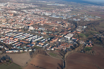Image drone de Landau in der Pfalz dans le département Rhénanie-Palatinat, Allemagne