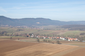 Photographie aérienne de Bremmelbach dans le département Bas Rhin, France