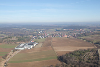 Dieffenbach-lès-Wœrth dans le département Bas Rhin, France hors des airs