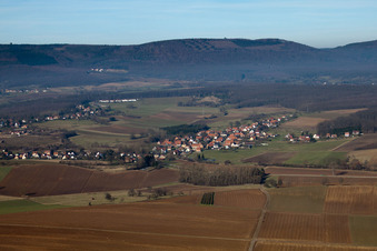 Image drone de Kutzenhausen dans le département Bas Rhin, France