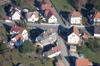 Soultz-sous-Forêts dans le département Bas Rhin, France vue d'en haut