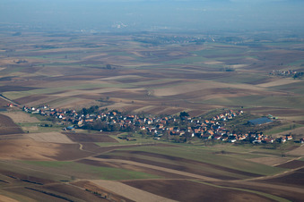 Siegen dans le département Bas Rhin, France vue d'en haut