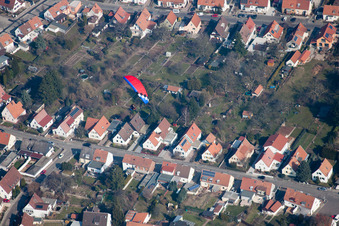 Landau in der Pfalz dans le département Rhénanie-Palatinat, Allemagne vu d'un drone