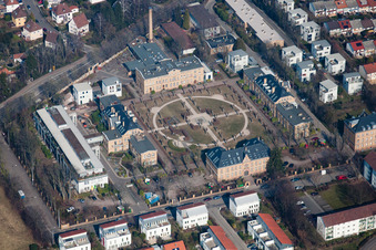 Photographie aérienne de Jardin de l'hôpital à Landau in der Pfalz dans le département Rhénanie-Palatinat, Allemagne