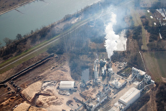 Photographie aérienne de Nolte à Germersheim dans le département Rhénanie-Palatinat, Allemagne