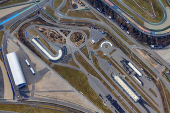 Hockenheimring Bade-Wurtemberg Motodrom à Hockenheim dans le département Bade-Wurtemberg, Allemagne d'en haut