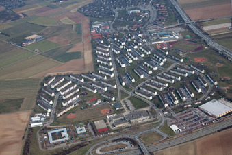 Vue aérienne de Quartier Patrick Henry Village in Heidelberg dans le département Bade-Wurtemberg, Allemagne