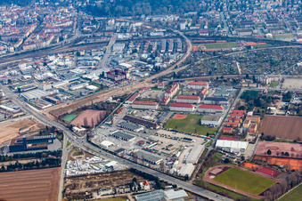 Vue aérienne de Quartier Am Kirchheimer Weg in Heidelberg dans le département Bade-Wurtemberg, Allemagne