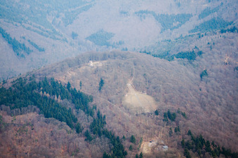 Vue aérienne de Thingstätte sur le Heiligenberg à le quartier Handschuhsheim in Heidelberg dans le département Bade-Wurtemberg, Allemagne