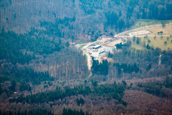 Vue aérienne de Cliniques Schmieder à Speyererhof à le quartier Königstuhl in Heidelberg dans le département Bade-Wurtemberg, Allemagne