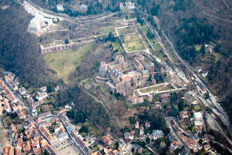 Photographie aérienne de Verrouillage à le quartier Kernaltstadt in Heidelberg dans le département Bade-Wurtemberg, Allemagne